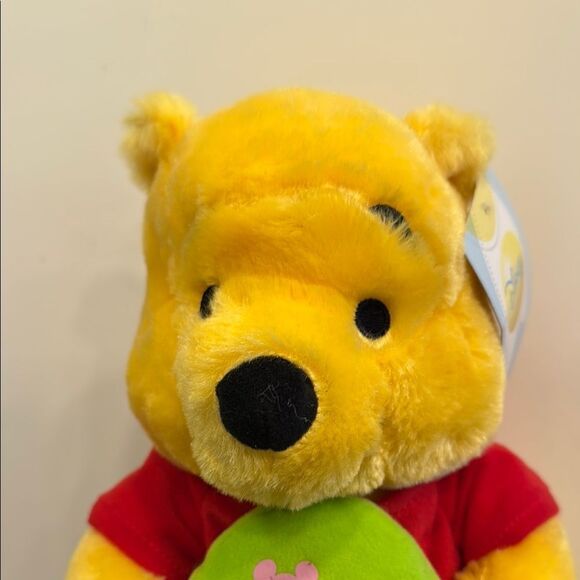 Disney Winnie the Pooh Easter Plush Yellow and Red. Size 9” - Picture 2 of 10